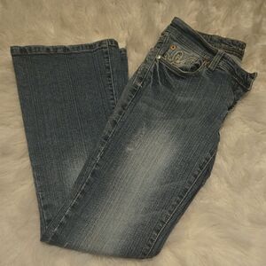 Refuge Classic Blue Boot Cut Jeans